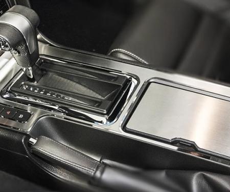 American Car Craft 2010 Ford Mustang Center Console Satin Stainless w/ Polished Trim Manual 271066