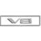 American Car Craft Factory Shroud Trim Polished V8 Kit 3pc 103006