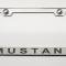 Mustang License Plate Frame with "MUSTANG" Lettering in 2005-2009 Style 272016