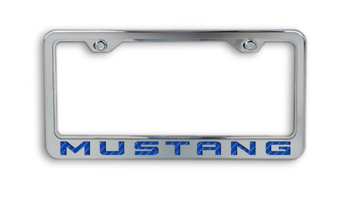 Mustang License Plate Frame with "MUSTANG" Lettering in 2010-2013 Style 272015
