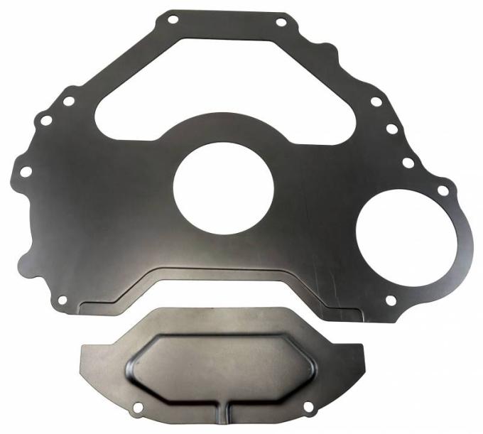 Shafers Classic Reproductions 1969-1973 Ford Mustang Block To Transmission Spacer Plate And Cover MCP005