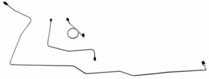 Shafers Classic Reproductions 1966 Ford Mustang Front Brake Line Set, 304 Stainless Steel MFB002S