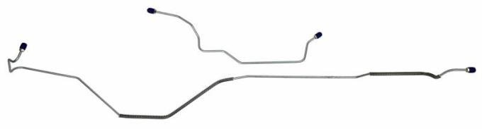 Shafers Classic Reproductions 1968 Ford Mustang Rear End Housing Brake Line, Stainless Steel MHB011S