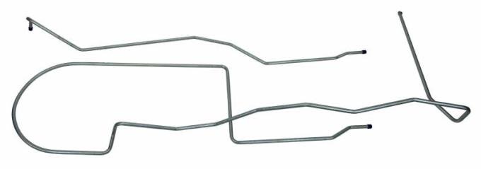 Shafers Classic Reproductions 1969-1970 Ford Mustang Long Gas Lines, Pump To Tank,304 Stainless Steel MLG005S
