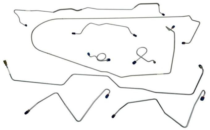 Shafers Classic Reproductions 1967 Ford Mustang Complete Brake Line Set MBLK12