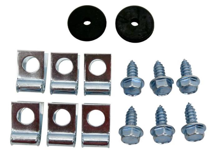 Shafers Classic Reproductions 1967-1969 Ford Mustang Front Brake Line Clip Set MBC002