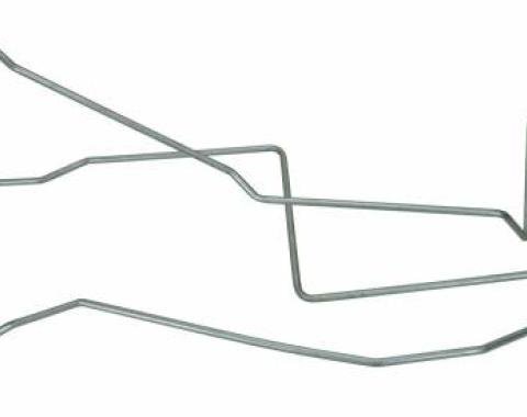 Shafers Classic Reproductions 1968 Ford Mustang Long Gas Lines, Pump To Tank, Stainless Steel MLG009S