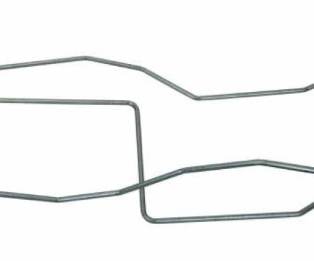Shafers Classic Reproductions 1969-1970 Ford Mustang Long Gas Lines, Pump To Tank,304 Stainless Steel MLG005S