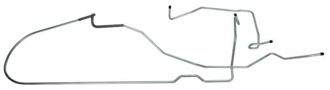 Shafers Classic Reproductions 1971-1973 Ford Mustang Long Gas Lines, Pump To Tank,304 Stainless Steel MLG006S