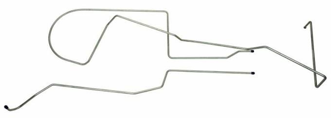 Shafers Classic Reproductions 1967 Ford Mustang Long Gas Lines, Pump To Tank,304 Stainless Steel MLG003S
