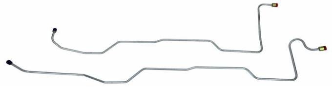 Shafers Classic Reproductions 1967-1970 Ford Mustang Transmission Oil Cooler Line, Stainless Steel MOL010S