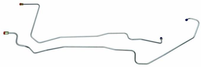 Shafers Classic Reproductions 1969-1970 Ford Mustang Transmission Oil Cooler Line, Stainless Steel MOL020S