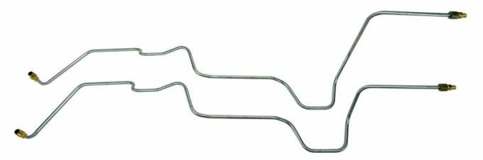 Shafers Classic Reproductions 1964 1/2-1969 Ford Mustang Transmission Oil Cooler Line, AOD transmission,304 Stainless Steel MOL016S