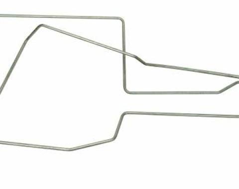 Shafers Classic Reproductions 1967 Ford Mustang Long Gas Lines, Pump To Tank,304 Stainless Steel MLG003S
