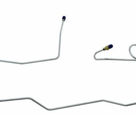 Shafers Classic Reproductions 1964-1965 Ford Mustang Front Brake Line Set, 304 Stainless Steel MFB015S