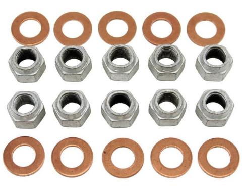 Shafers Classic Reproductions 1964-1967 Ford Mustang and 1957-67 Full Size Ford Rear Housing Differential Nuts & Washers MDK001