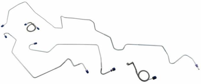 Shafers Classic Reproductions 1971-1972 Ford Mustang Front Brake Line Set, 304 Stainless Steel MFB009S