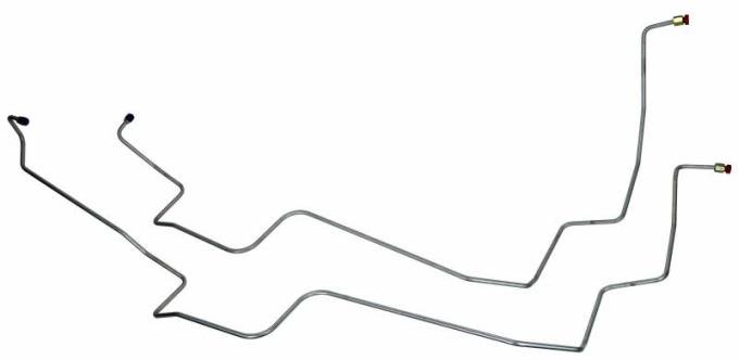 Shafers Classic Reproductions 1971-1973 Ford Mustang Transmission Oil Cooler Line, Stainless Steel MOL011S