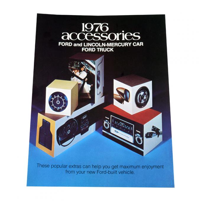 Dennis Carpenter Sales Brochure - Accessories - 1976 Ford Truck, 1976 Ford Car TR-7630-2