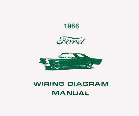 Dennis Carpenter Book - Wiring Diagram Manual - Galaxie - 1966 Ford Car   MP-136