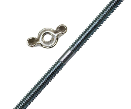 1/4 - 20 X 4-7/8" Straight Air Cleaner Bolt with Wing Nut