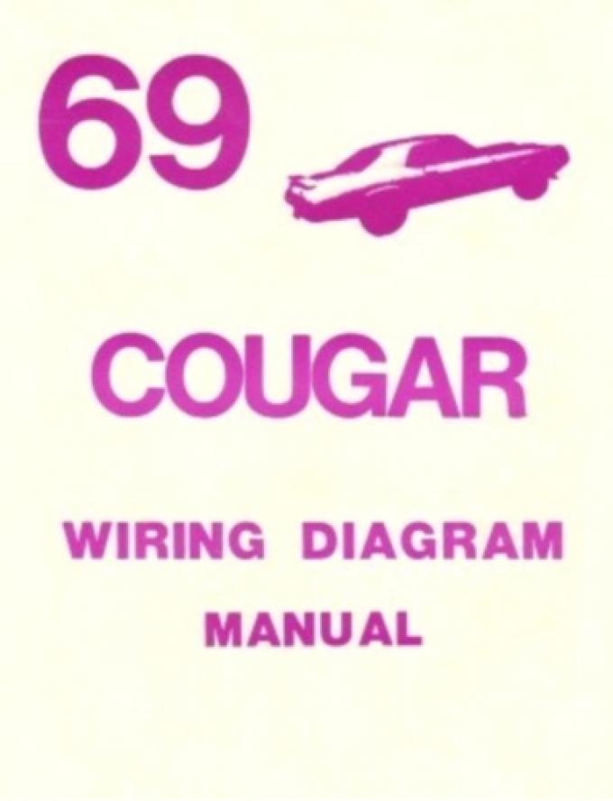 Mercury Cougar Wiring Diagram Manual, 1969