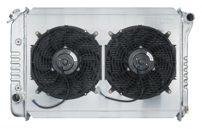 Cold Case Radiators 1971-1973 Ford Mustang V8 Aluminum Radiator 26 Inch Auto Transmission Dual 12 Inch Fans FOM578AK