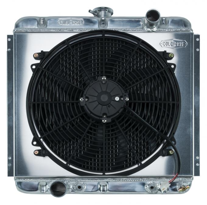 Cold Case Radiators 67-70 Mustang 20 Inch Aluminum Performance Radiator And 16 Inch Fan Kit AT FOM560AK