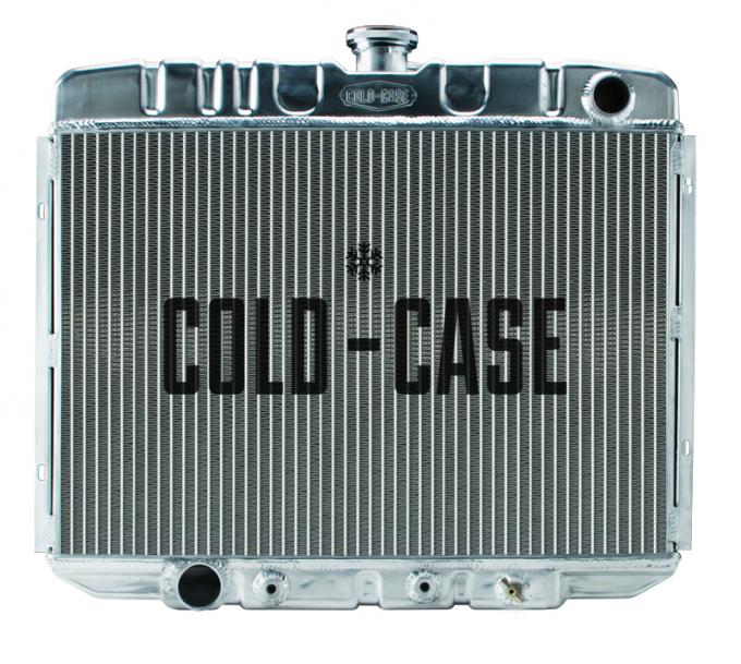 Cold Case Radiators 67-70 Mustang BB 24 Inch Aluminum Performance Radiator AT FOM588A