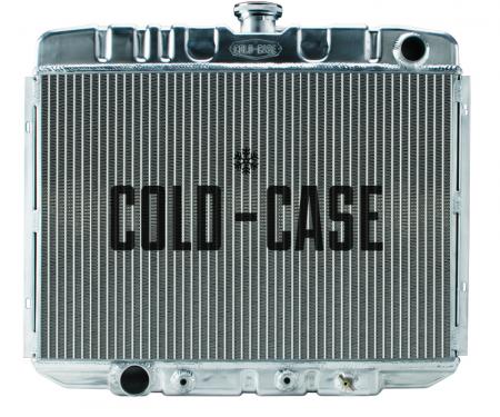 Cold Case Radiators 67-70 Mustang BB 24 Inch Aluminum Performance Radiator AT FOM588A