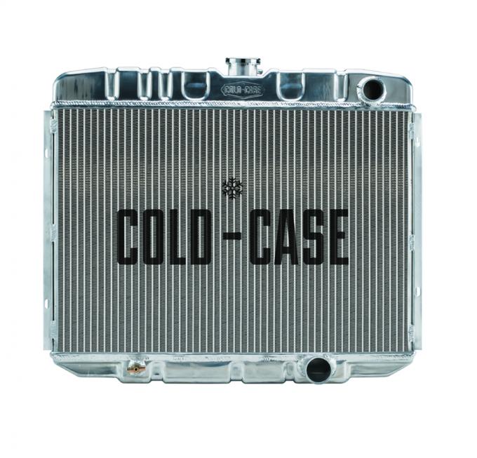 Cold Case Radiators 67-70 Mustang SB 24 Inch Aluminum Performance Radiator MT FOM587