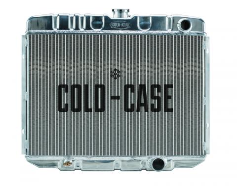 Cold Case Radiators 67-70 Mustang SB 24 Inch Aluminum Performance Radiator MT FOM587