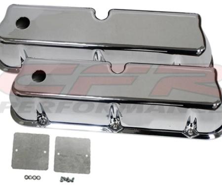 CFR Performance Aluminum Tall Smooth Valve Covers Fit 1962-1985 Ford 289 302 351W 5.0L Small Block V8 HZ-6728