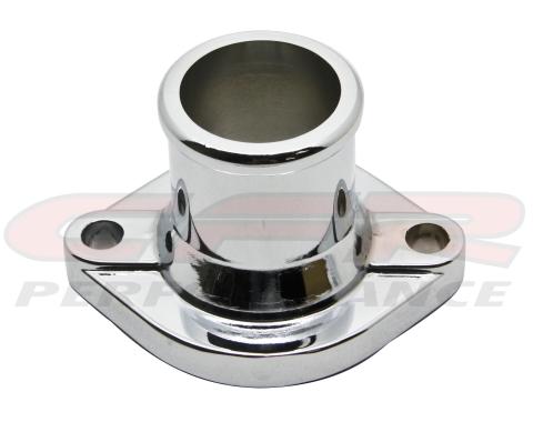 CFR Performance 1969-1997 Ford Zinc Alloy Ford Cleveland 351 5.8L Thermostat Housing Water Neck - Chrome HZ-9715-C