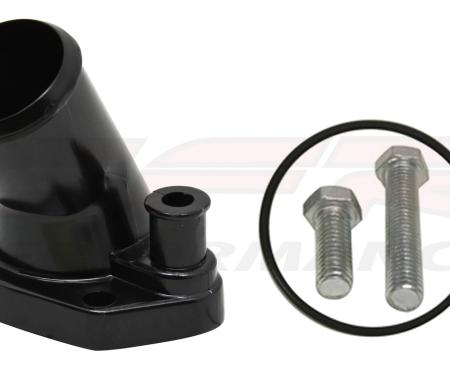 CFR Performance 1965-75 Ford Mustang SB 260-351W Zinc Alloy Water Neck - Black HZ-9714-PBK