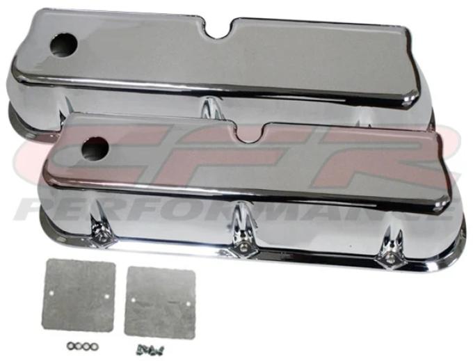 CFR Performance Aluminum Tall Smooth Valve Covers Fit 1962-1985 Ford 289 302 351W 5.0L Small Block V8 HZ-6728
