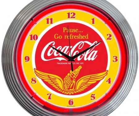 Neonetics Neon Clocks, Coca-Cola Wings Neon Clock