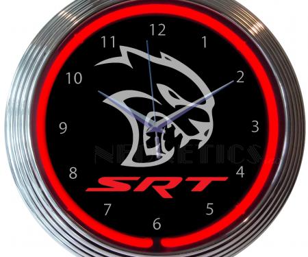 Neonetics Neon Clocks, Dodge Hellcat Srt Neon Clock