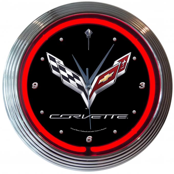 Neonetics Neon Clocks, Corvette C7 Neon Clock