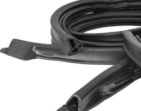 Metro Moulded Parts Roof Rail Seals, 71-73 Ford Mustang Coupe/Fastback & Mercury Cougar Coupe, Pair RR 6400-D