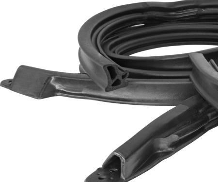 Metro Moulded Parts Roof Rail Seals, 71-73 Ford Mustang Coupe/Fastback & Mercury Cougar Coupe, Pair RR 6400-D