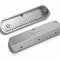 Holly Sniper EFI Valve Cover, Fabricated Aluminum, Ford Small Block, Tall, Tapered Edge, Natural Anodized 890013