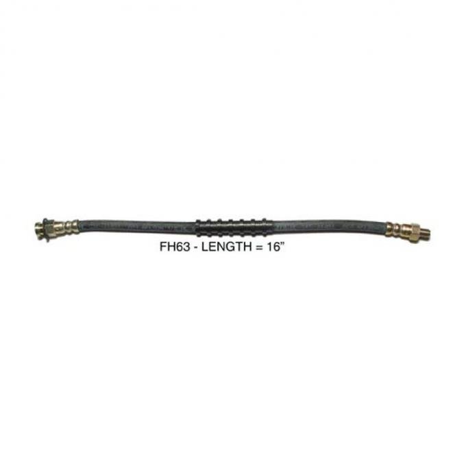 Right Stuff 1965-66 Ford Mustang, Front Disc Brake Flex Hoses FH63