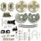 Right Stuff 64-66 Ford Mustang/Fairlane, Front Manual Disc Conv Kit Requires V8 Spindle ZSD6405