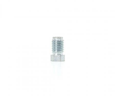 Right Stuff 3/16" Tube W/11x1.5 Thread, 11mm Hex, Double Flare, Metric Silver Fitting MSP16
