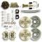 Right Stuff 64-66 Ford Mustang/Falcon, Front Power Disc Conv Kit Requires V8 and Auto Trans ZDC6405