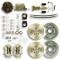 Right Stuff 64-66 Ford Mustang/Falcon, Front Power Disc Conv Kit Requires V8 and Auto Trans ZDC6405