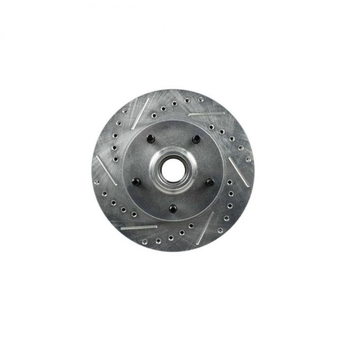Right Stuff EZ Fit Rotor, Drilled/Slotted/Zinc BR14ZDC