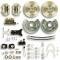 Right Stuff 67-69 Ford Mustang/Fairlane, Front Manual Disc Conv Kit Requires V8 Spindles ZSD6708