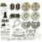 Right Stuff 67-69 Ford Mustang, 4 Wheel Std Conv Blk Show'n Go, Lrg Ford 9" w/ V8+Auto Trans ZSD6748S